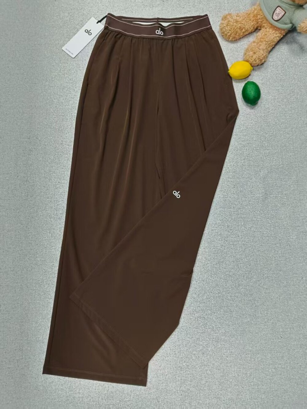 Espresso Brown ALO Yoga Suit Up Trouser🤎Wide Leg Pants|Regular|Limited XS/S💗 - Picture 6 of 7